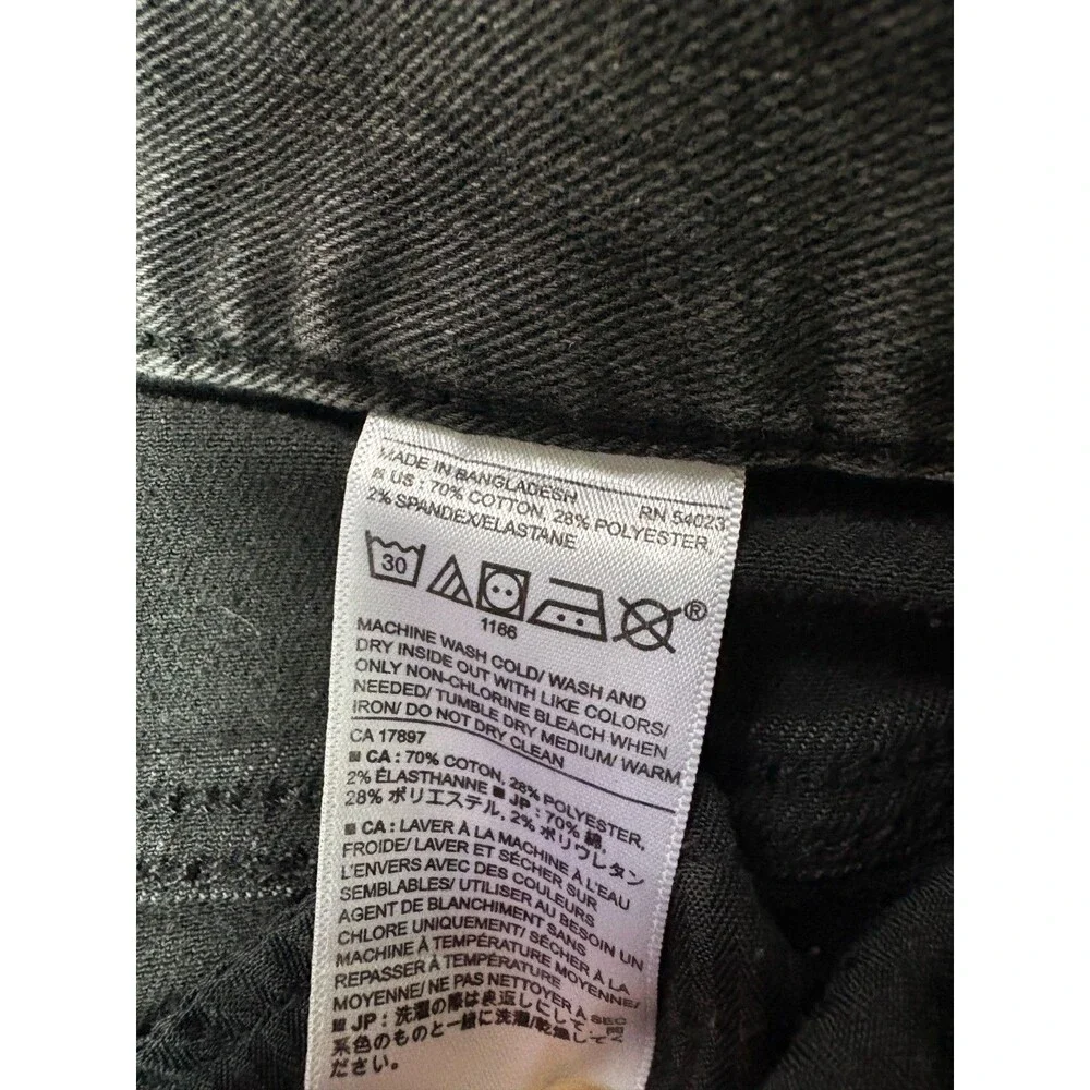 Banana Republic Skinny Fit Jeans Mens 34x34 Black Denim